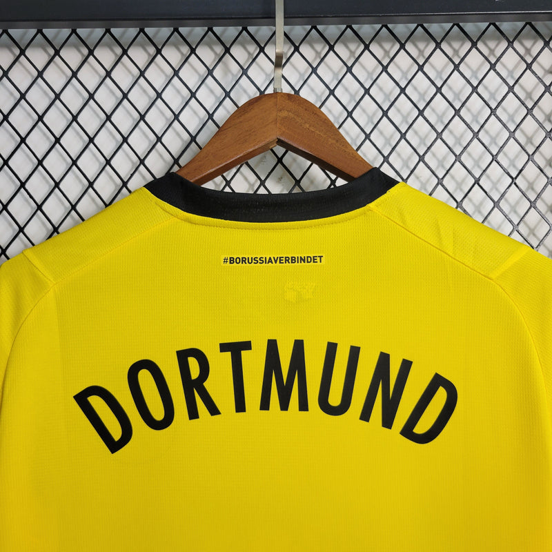 Camisa Borussia Dortmund Home 23/24 - Puma Torcedor Masculina