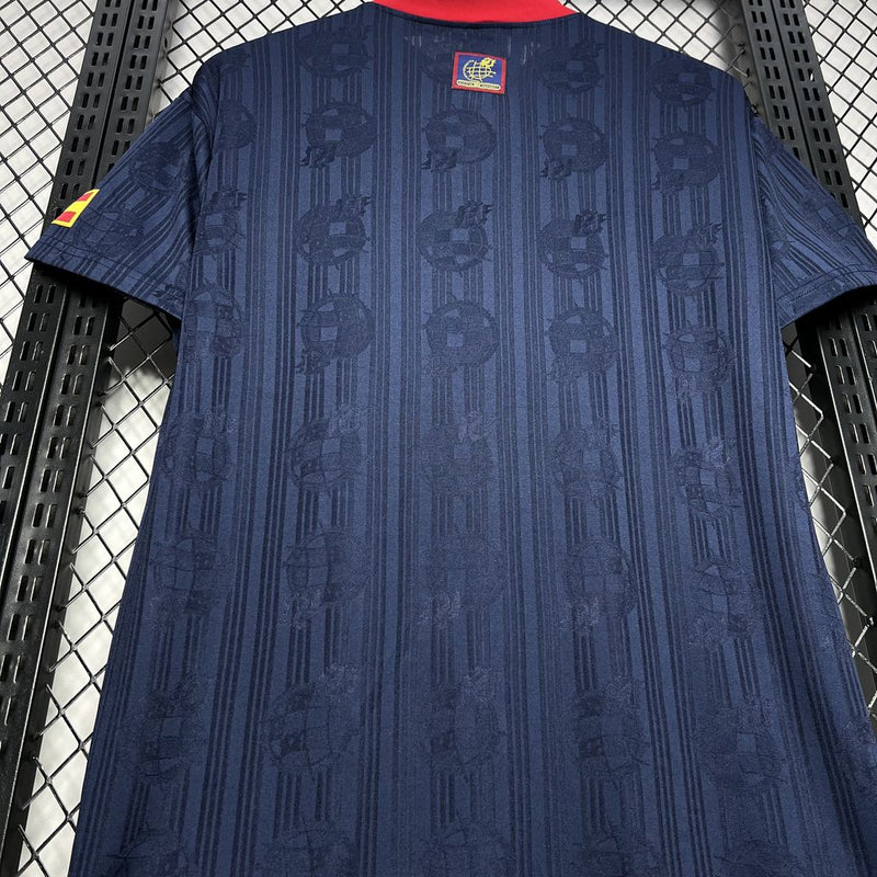 Camisa Espanha Reserva 1996 - Versão Retro