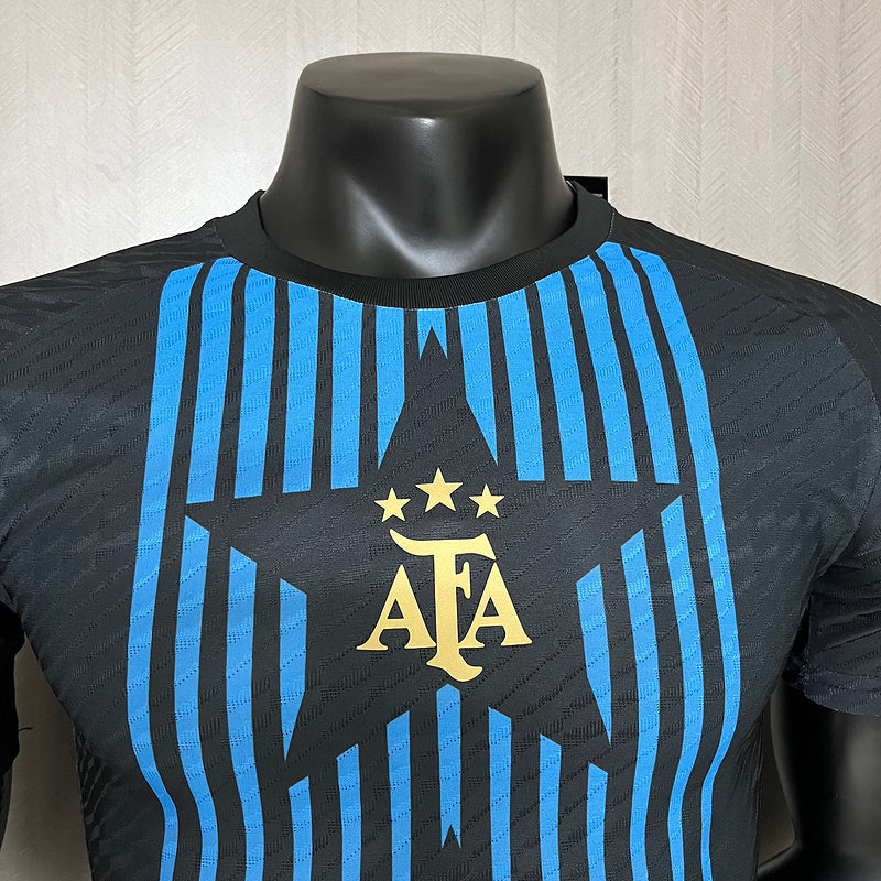 Camisa Argentina - Edição Especial 24/25 - Adidas Versão Jogador - Preto/Azul