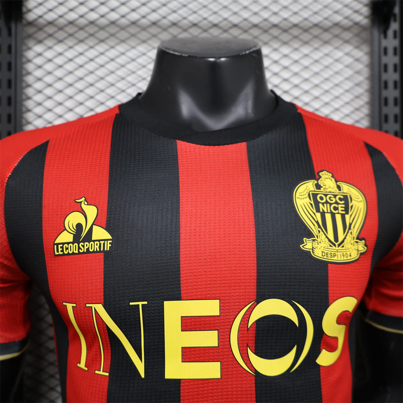 Camisa OGC Nice Home - 24/25 Versão Jogador - Lançamento