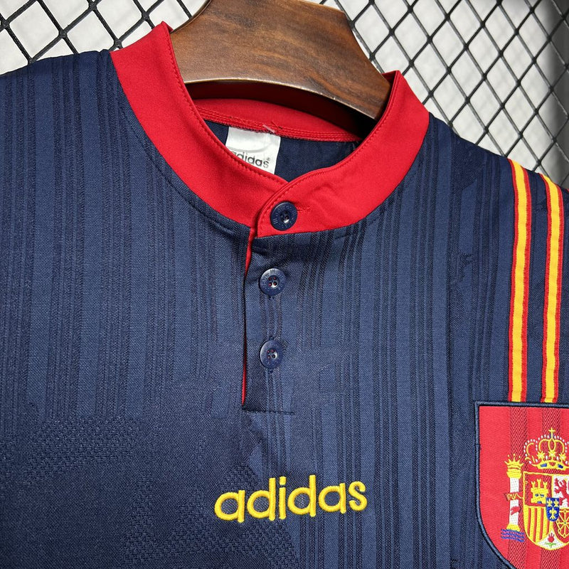 Camisa Espanha Reserva 1996 - Versão Retro