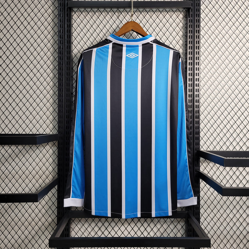 Camisa Grêmio Titular 23/24 - Umbro Torcedor Manga Longa