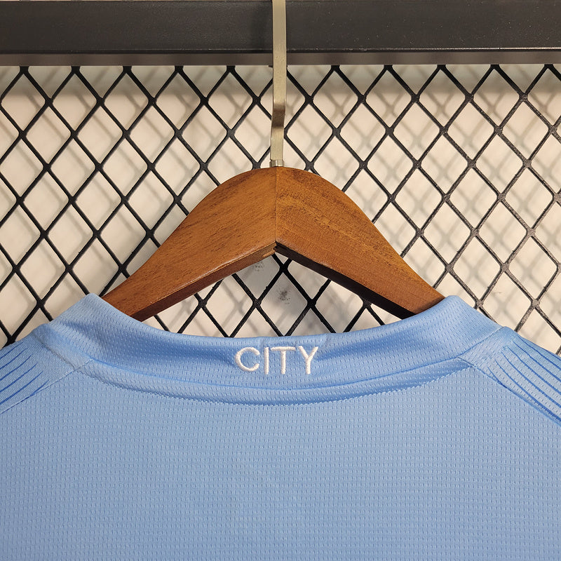 Camisa Manchester City Titular 23/24 - Puma Torcedor Manga Longa