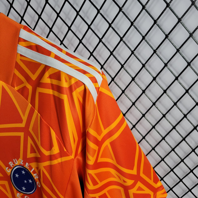 Camisa Cruzeiro Goleiro Laranja 22/23 - Versão Torcedor