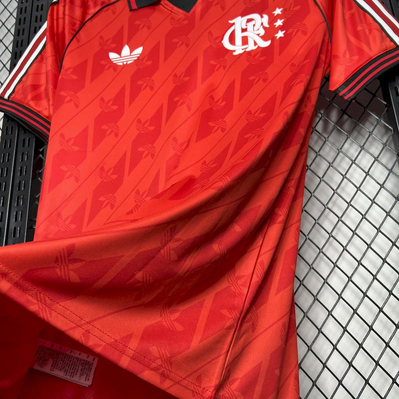 Camisa Flamengo Lifestyler Retro 24/25 - Adidas Torcedor Masculino - Lançamento