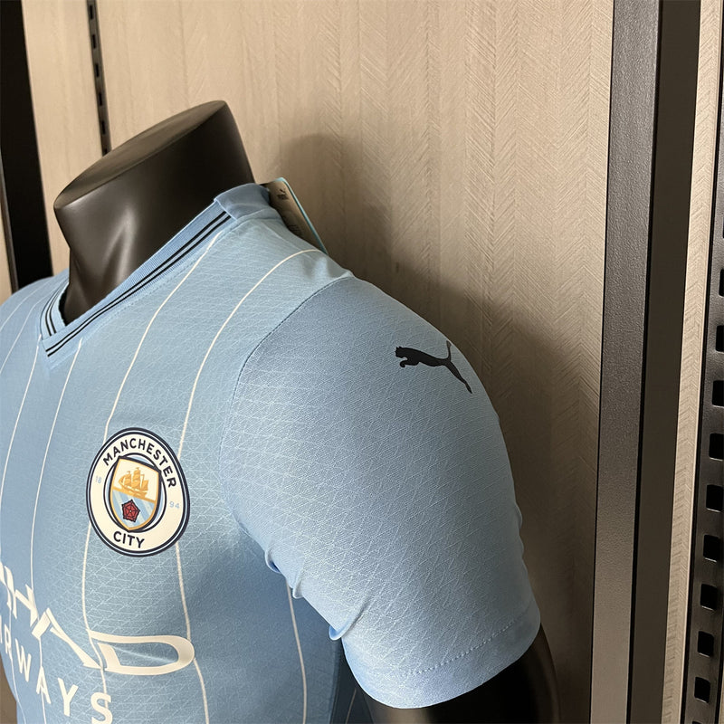 Camisa Manchester City Home 24/25 Puma Versão Jogador - Lançamento