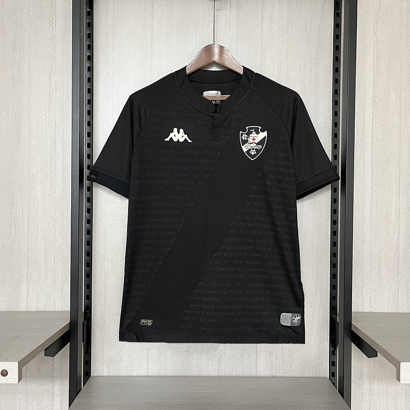 Camisa Vasco Da Gama Edição Especial Black 24/25 - Kappa Torcedor Masculino - Lançamento