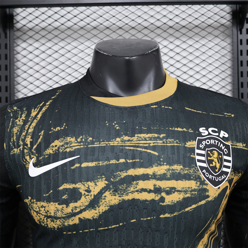 Camisa Sporting Lisboa Third Away 24/25 Nike Versão Jogador Masculino - Lançamento