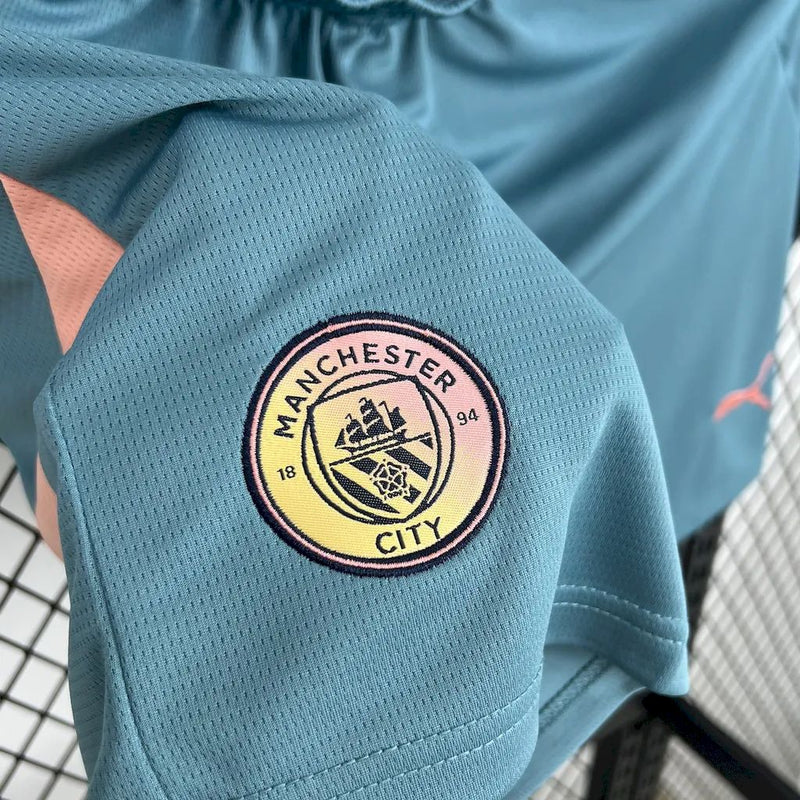 Calção Manchester City Reserva - Adidas 24/25 - Lançamento