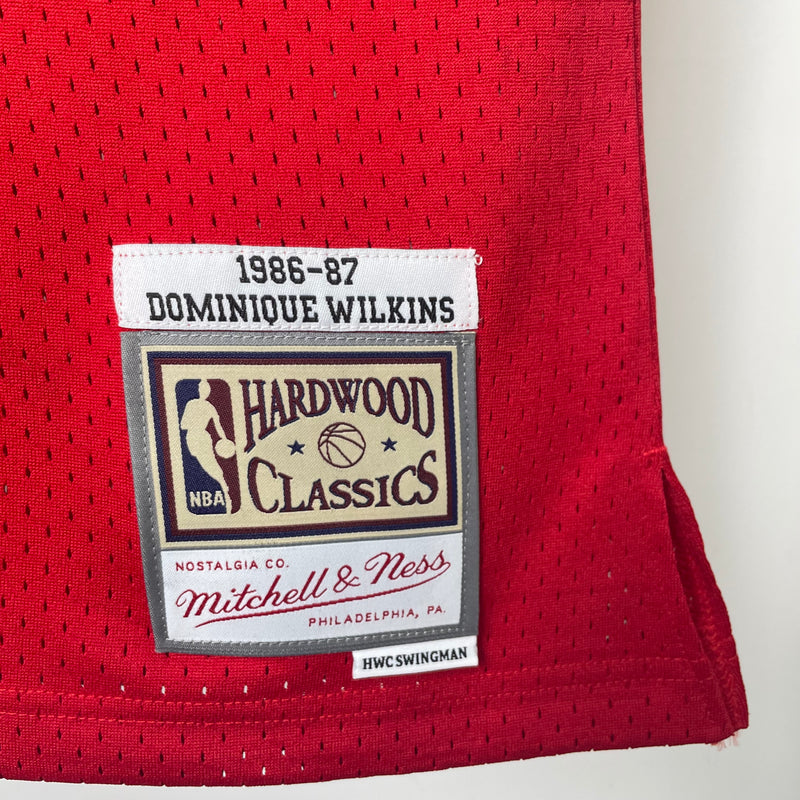 Camisa NBA Atlanta Hawks 86/87 Mitchell & Ness retrô