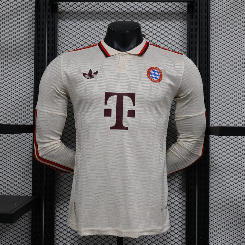 Camisa Bayer de Munchen ll 24/25 - Adidas Versão Jogador Manga Longa - Lançamento