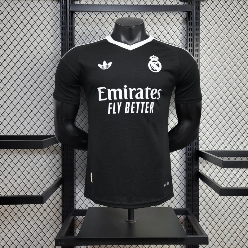 Camisa Real Madrid Away Black - 24/25 - Adidas Versão Jogador - Lançamento