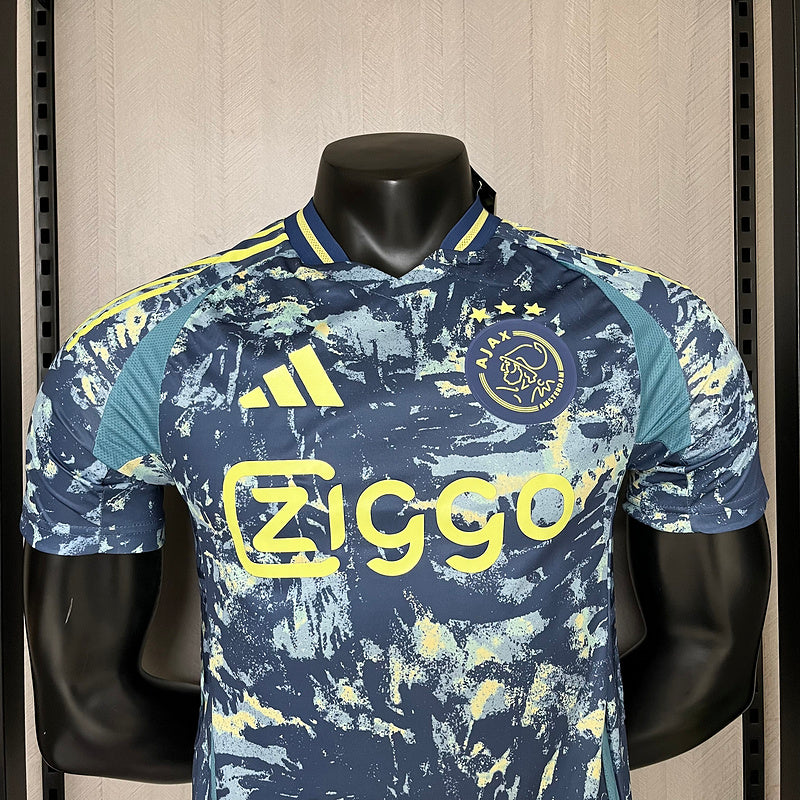 Camisa Ajax Titular 24/25 - Versão Jogador - Azul