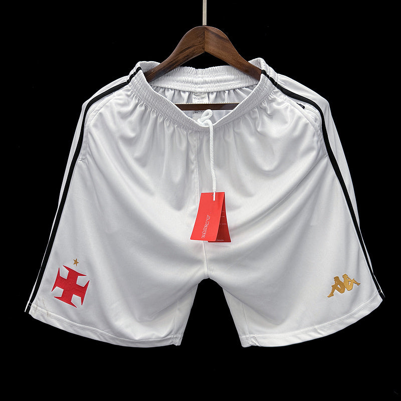 Calção Vasco da Gama White 24/25 - Kappa - Branco