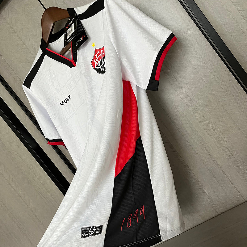 Camisa Vitória Titular 24/25 - Volt - Torcedor Masculina - Branca