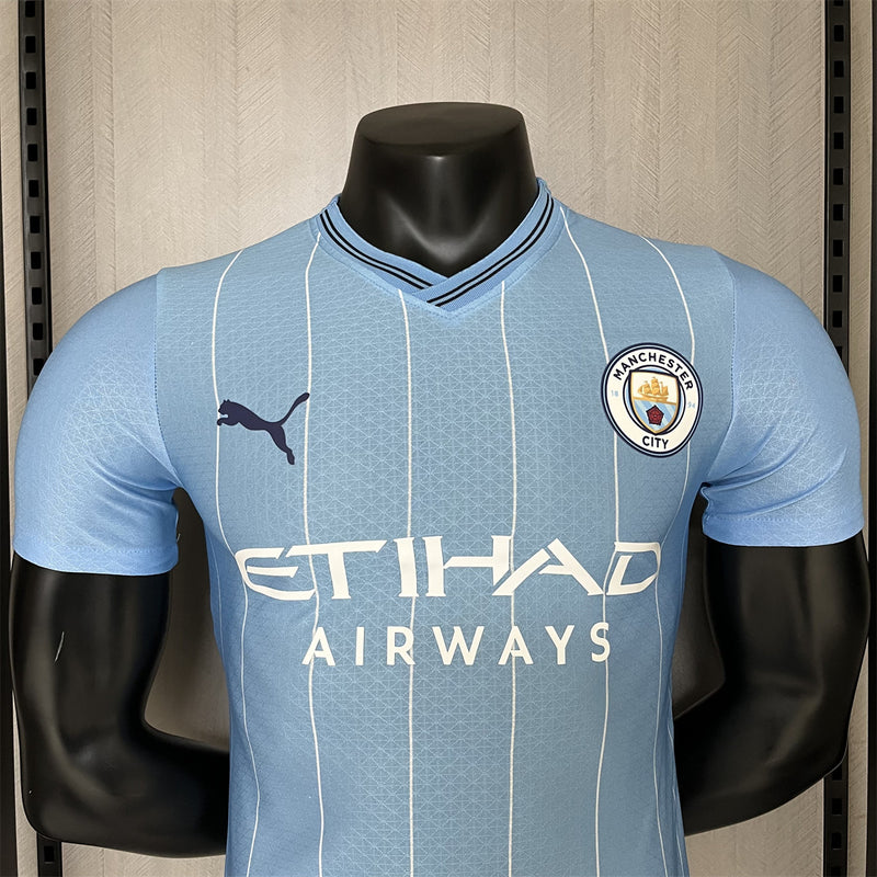 Camisa Manchester City Home 24/25 Puma Versão Jogador - Lançamento