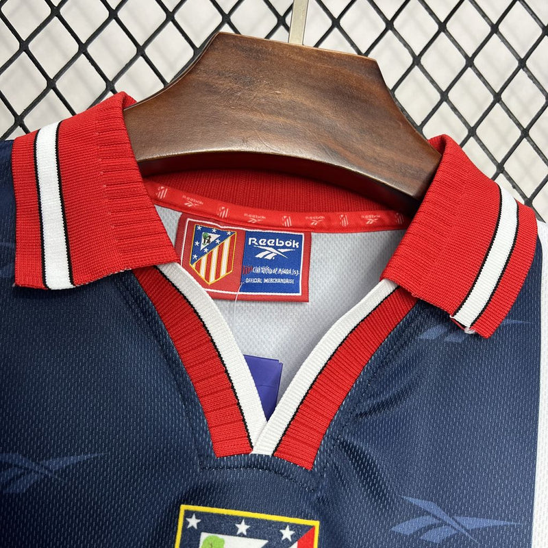 Camisa Atlético de Madrid Home 98/1999 - Versão Retro