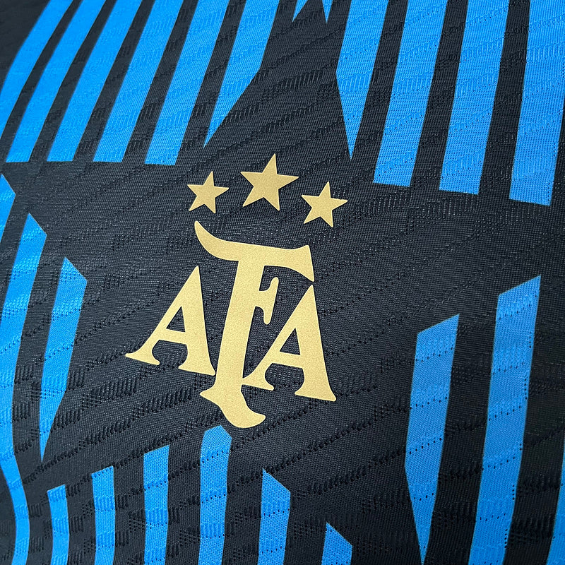 Camisa Argentina - Edição Especial 24/25 - Adidas Versão Jogador - Preto/Azul