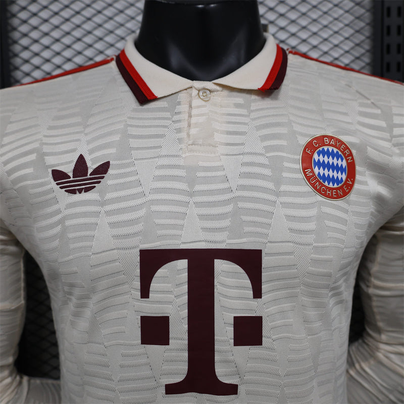 Camisa Bayer de Munchen ll 24/25 - Adidas Versão Jogador Manga Longa - Lançamento