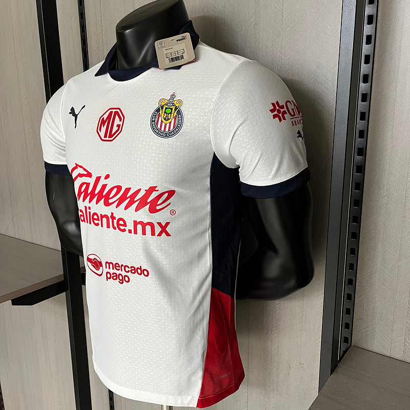 Camisa Chivas - Edição Especial 24/25 - Versão Jogador - Branco