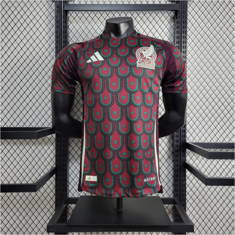 Camisa México - 24/25 - Versão Jogador - Vinho