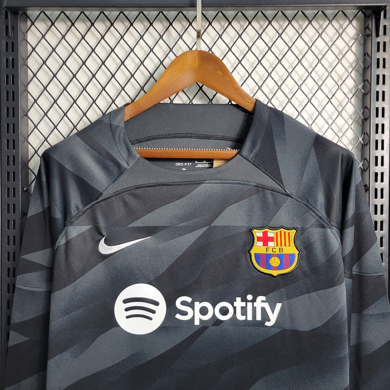 Camisa Barcelona Reserva 23/24 - Nike Torcedor Manga Longa