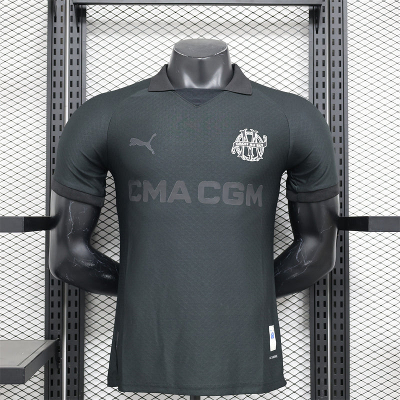 Camisa Marselha Edição Black - 24/25 Puma Versão Jogador - Lançamento