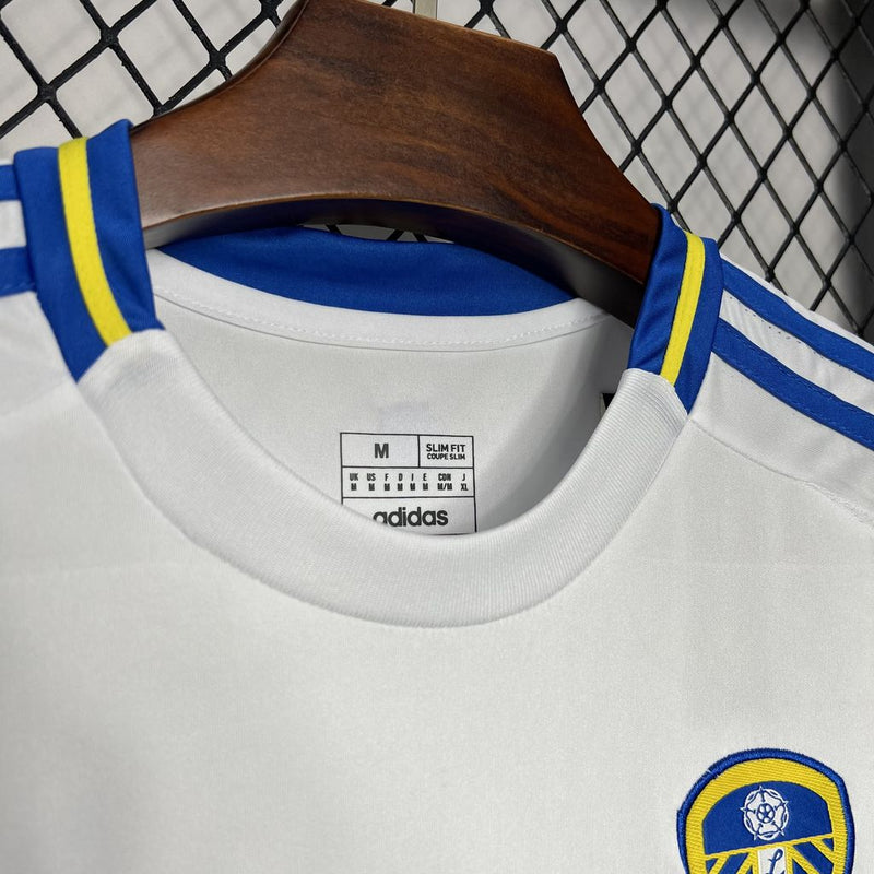 Camisa Leeds United Titular 24/25 - Versão Torcedor - Branco