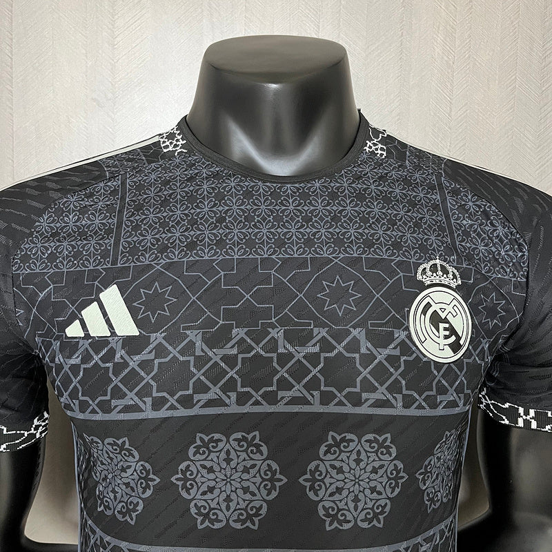 Camisa Real Madrid - Edição Especial 24/25 - Versão Jogador - Preto