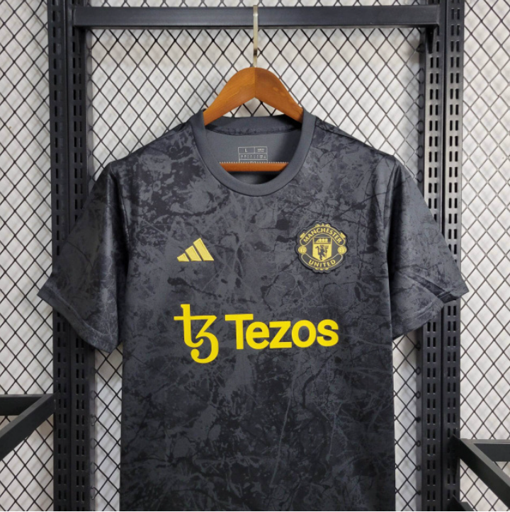 Camisa Manchester United Edição Especial Black 24/25 - Adidas Torcedor Masculina