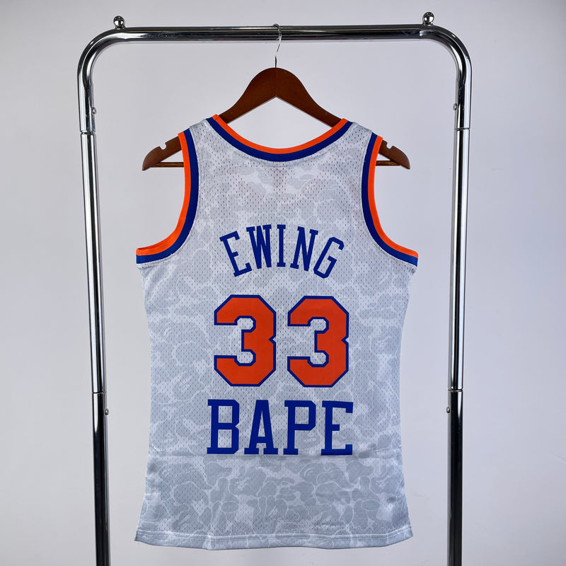 Camisa NBA New York Knicks 91/92 Mitchell & Ness x BAPE retrô