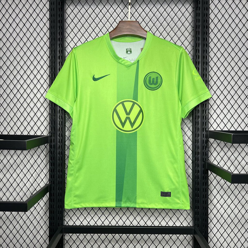 Camisa Wolfsburg home 24/25 - Versão  Torcedor Masculina - Verde