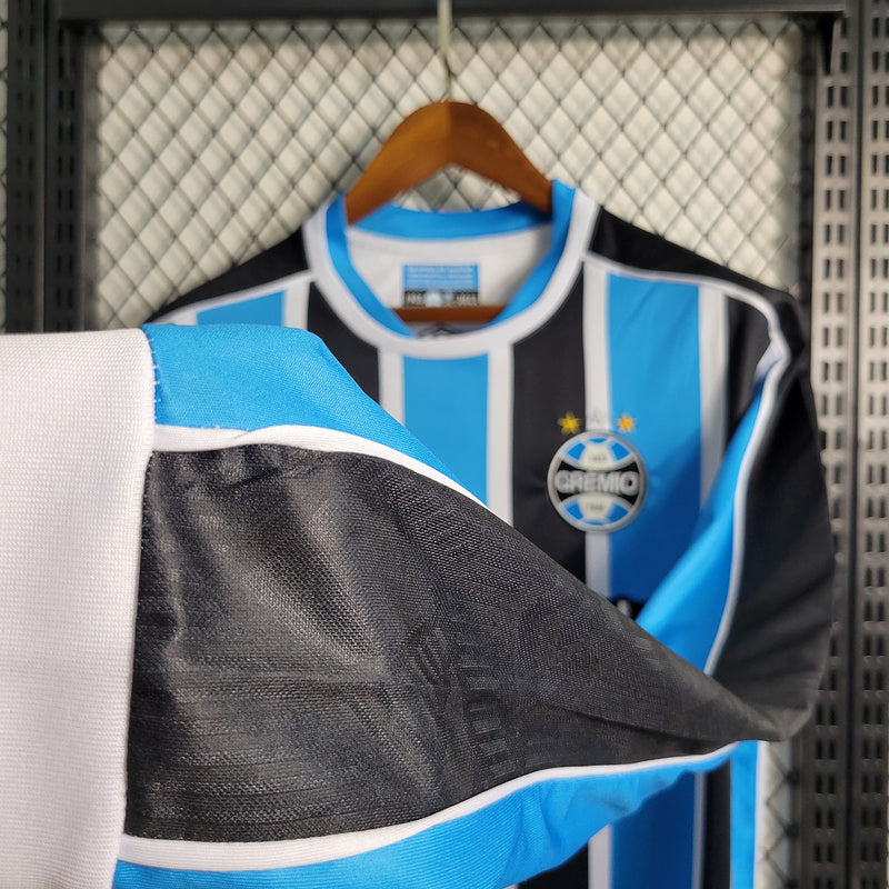 Camisa Grêmio Titular 23/24 - Umbro Torcedor Manga Longa