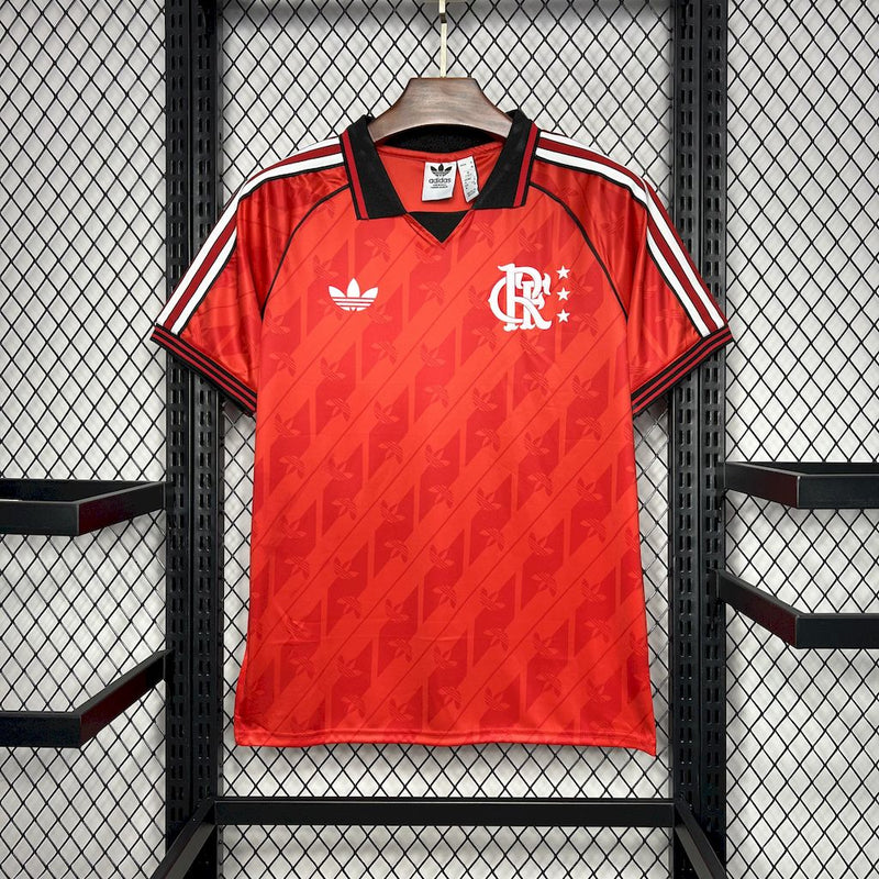 Camisa Flamengo Lifestyler Retro 24/25 - Adidas Torcedor Masculino - Lançamento