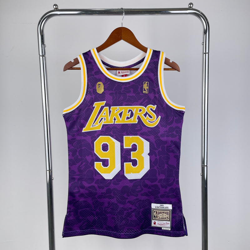 Camisa NBA Los Angeles Lakers  Mitchell & Ness 1993 retrô