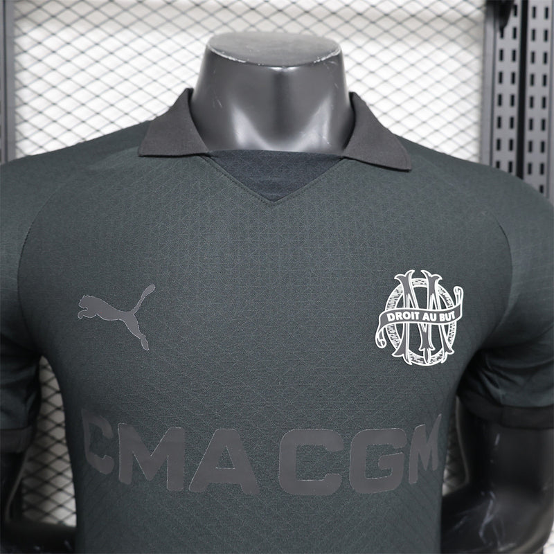 Camisa Marselha Edição Black - 24/25 Puma Versão Jogador - Lançamento