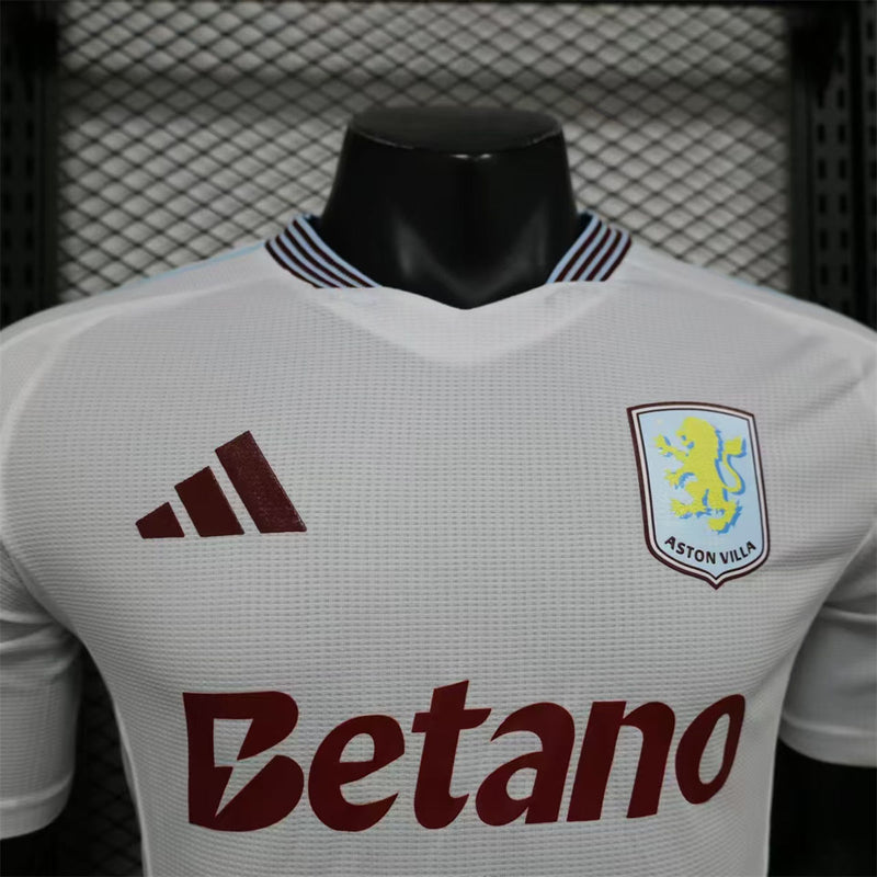 Camisa Aston Villa Away 24/25 - Adidas Versão Jogador - Lançamento