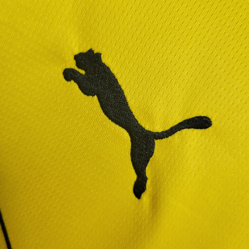 Camisa Borússia Dortmund Titular 23/24 - Puma Torcedor Manga Longa