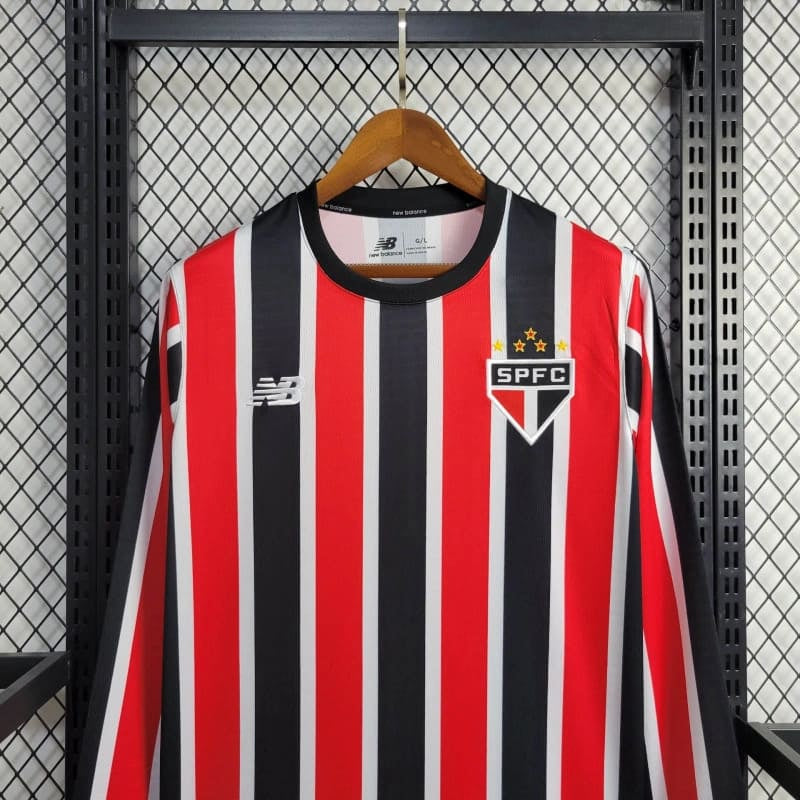 Camisa São Paulo Reserva 24/25 - New Balance Torcedor Manga Longa