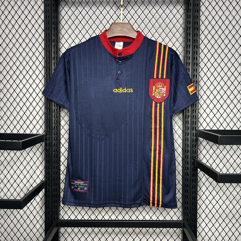 Camisa Espanha Reserva 1996 - Versão Retro