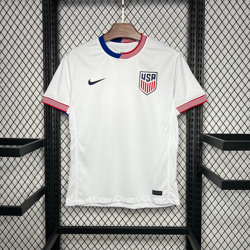 Camisa EUA Titular 24/25 - Nike Torcedor Masculina - Branco