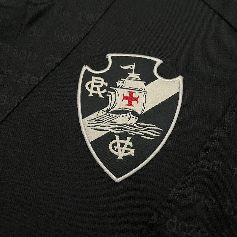 Camisa Vasco Da Gama Edição Especial Black 24/25 - Kappa Torcedor Masculino - Lançamento