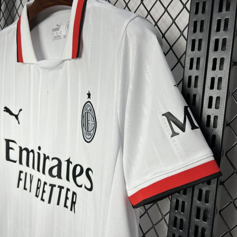 Camisa AC de Milan 24/25 Polo - Puma Torcedor Masculino - Lançamento