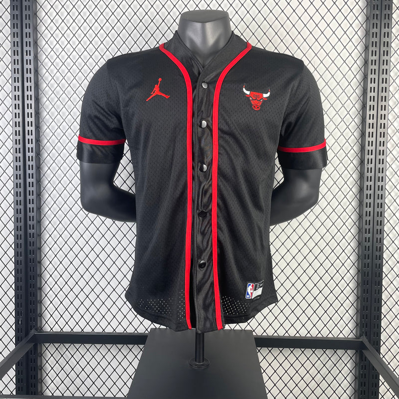 Camisa NBA Chicago Bulls 
 STATEMENT EDITION 24/25 - Preto