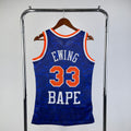 Camisa NBA New York Knicks 91/92 Mitchell & Ness x BAPE retrô #33 EWING