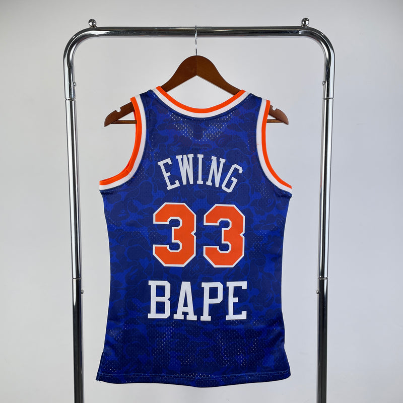 Camisa NBA New York Knicks 91/92 Mitchell & Ness x BAPE retrô