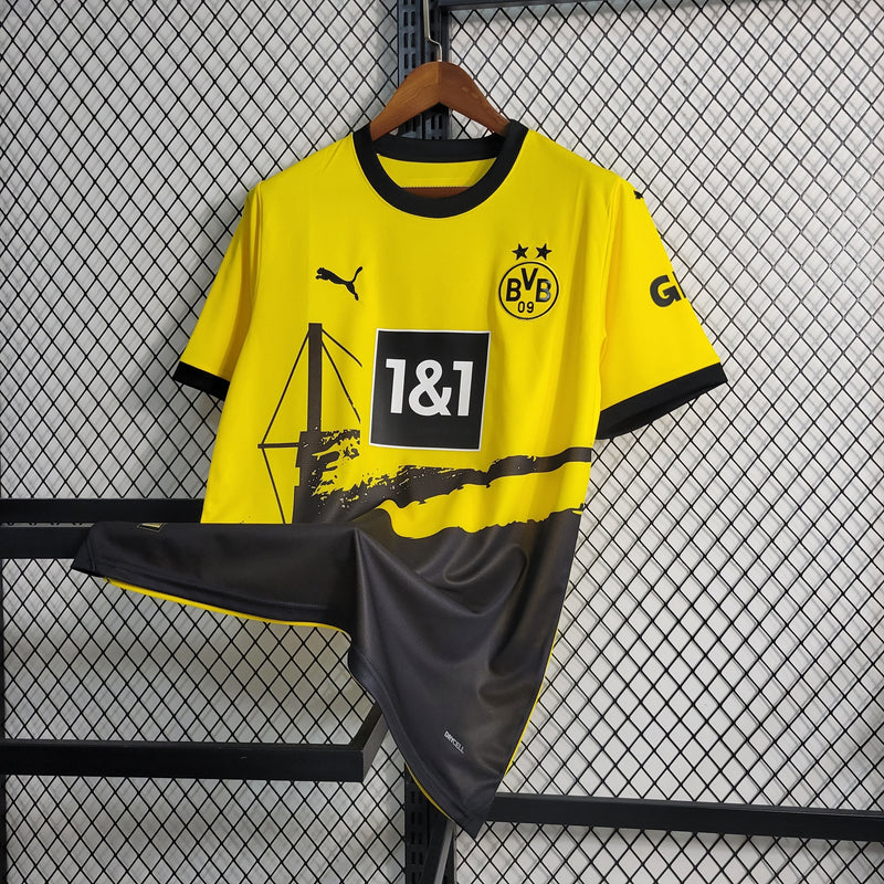 Camisa Borussia Dortmund Home 23/24 - Puma Torcedor Masculina